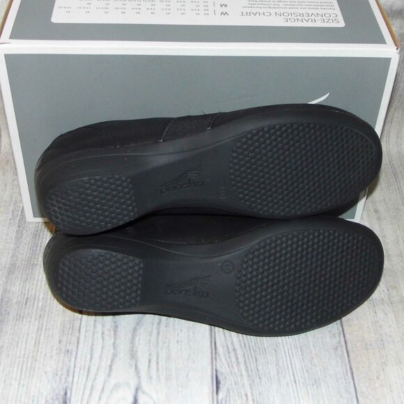 Dansko Fae black leather slip on shoes womens size 41 - Picture 7 of 7